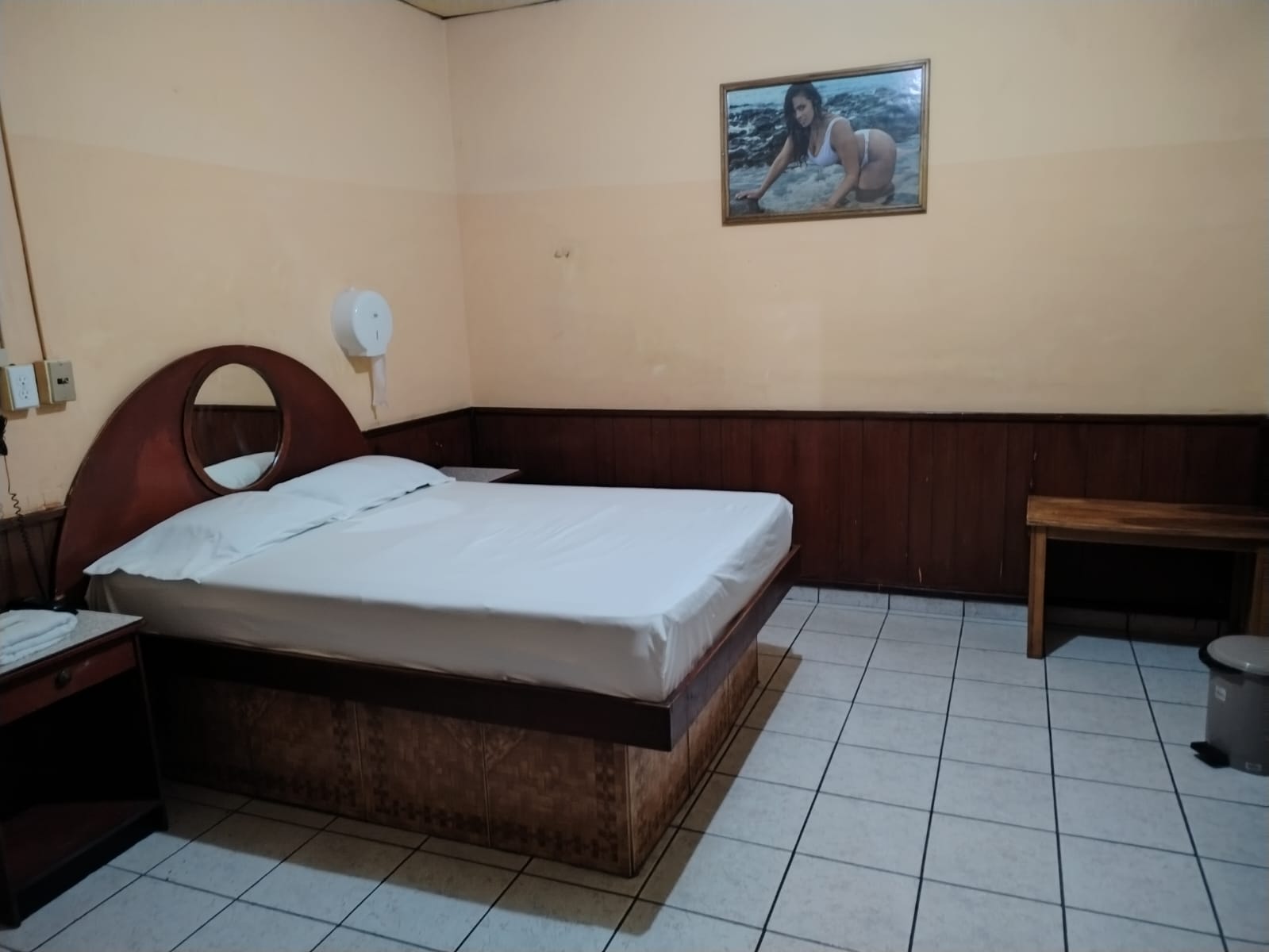 Detalle de habitación confortable